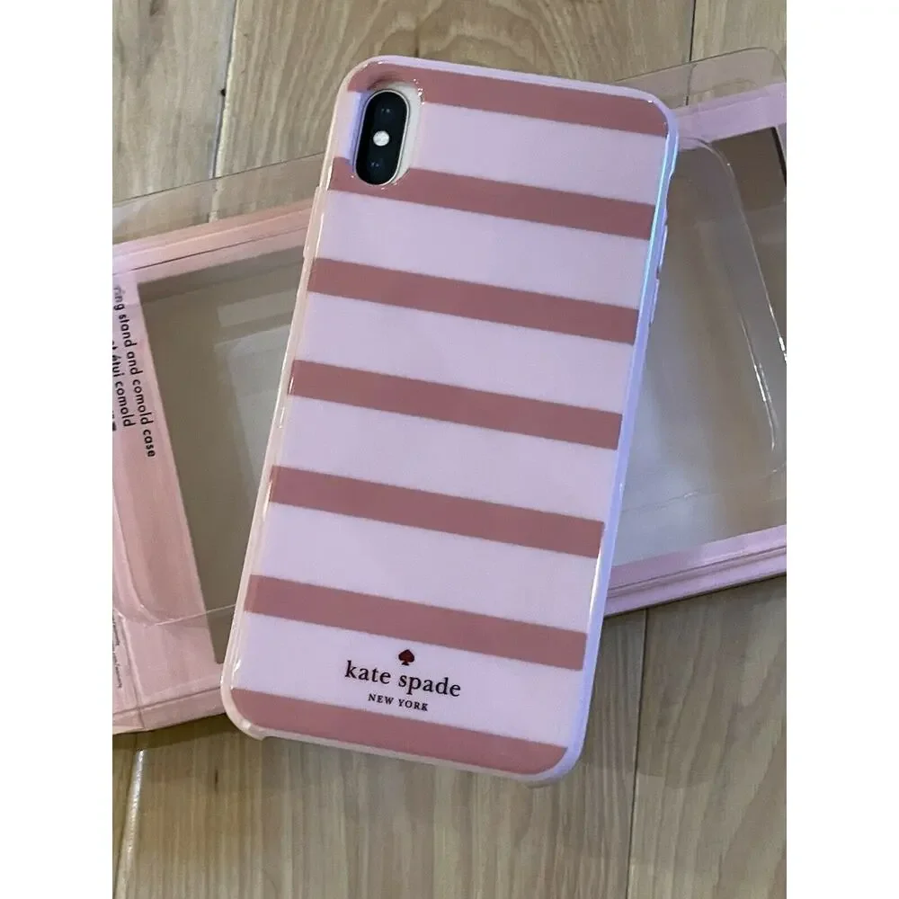 Kate Spade Stripe Resin iPhone XS MAX Comold Case